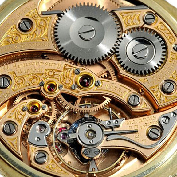 American gold precision pentagon pocket watch Circa 1924 American gold precision pentagon pocket watch Circa 1924