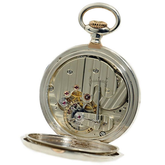 Rare Swiss silver open faced pocket watch with date Circa 1900 Rare Swiss silver open faced pocket watch with date Circa 1900