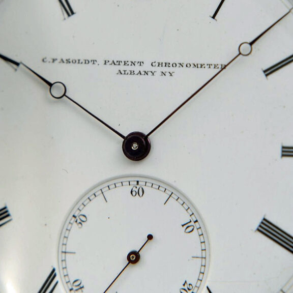 American silver Precision Patent Chronometer Circa 1870 American silver Precision Patent Chronometer Circa 1870