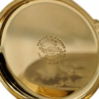 Swiss watch with Potter’s patented movement Circa 1875