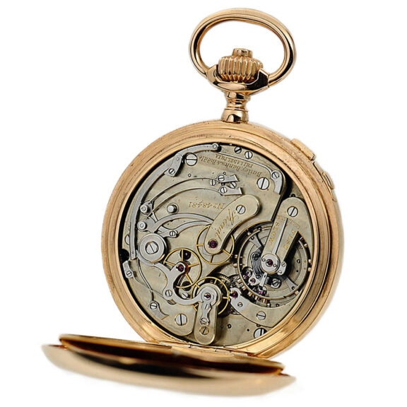 Swiss gold split seconds chronograph lever watch Circa 1880. Swiss gold split seconds chronograph lever watch Circa 1880.