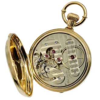 Swiss precision watch with pivoted detent escapement Circa 1880