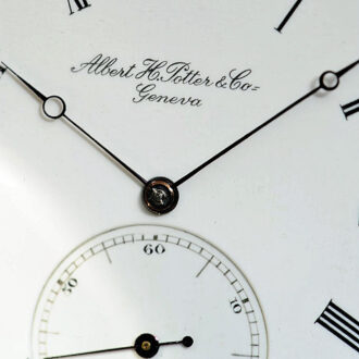 Swiss precision watch with pivoted detent escapement Circa 1880