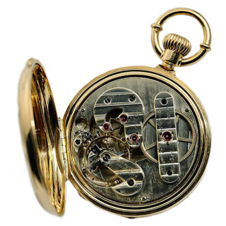 Swiss precision watch with pivoted detent escapement Circa 1880