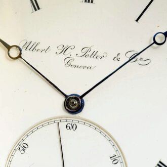 Swiss precision watch with pivoted detent escapement Circa 1880
