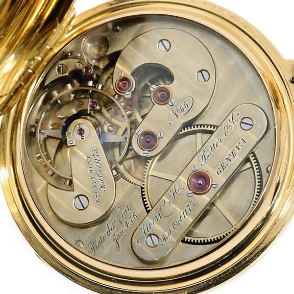 Swiss precision watch with pivoted detent escapement Circa 1880 Swiss precision watch with pivoted detent escapement Circa 1880