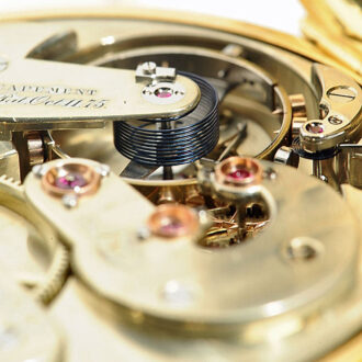 Swiss precision watch with pivoted detent escapement Circa 1880