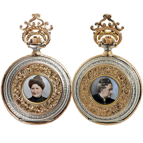Magnificent German gold/silver Renaissance watch Circa 1904