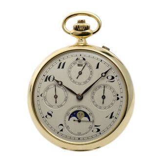 Swiss complex masterpiece with a perpetual calendar Circa 1933
