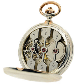 Swiss chronometer with Three Bridge Tourbillon Circa 1917