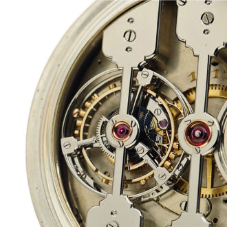 Swiss chronometer with Three Bridge Tourbillon Circa 1917