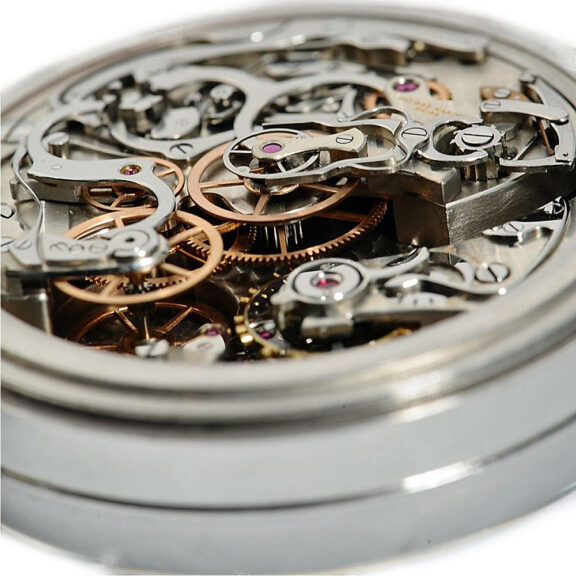 Swiss deck chronometer with split-seconds chronograph Circa 1950 Swiss deck chronometer with split-seconds chronograph Circa 1950