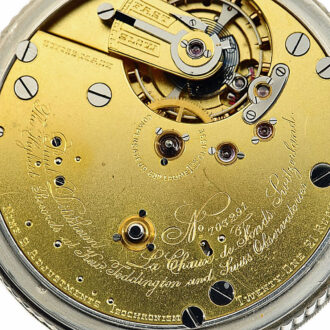 Swiss deck watch with 52h power reserve indicator Circa 1924