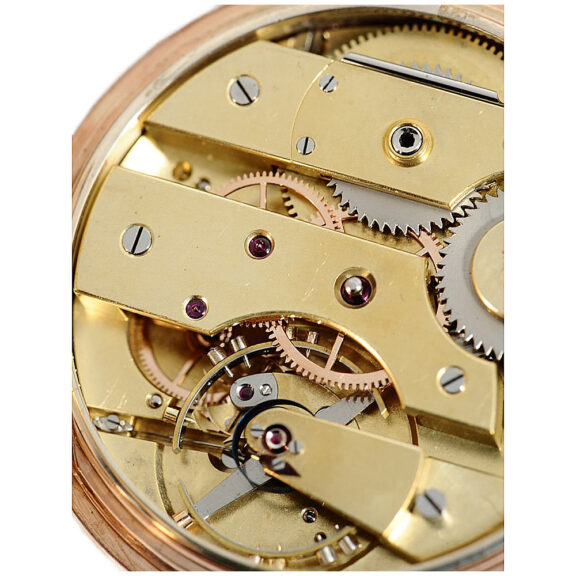 Swiss Geneva watch with spring detent escapement Circa 1857 Swiss Geneva watch with spring detent escapement Circa 1857