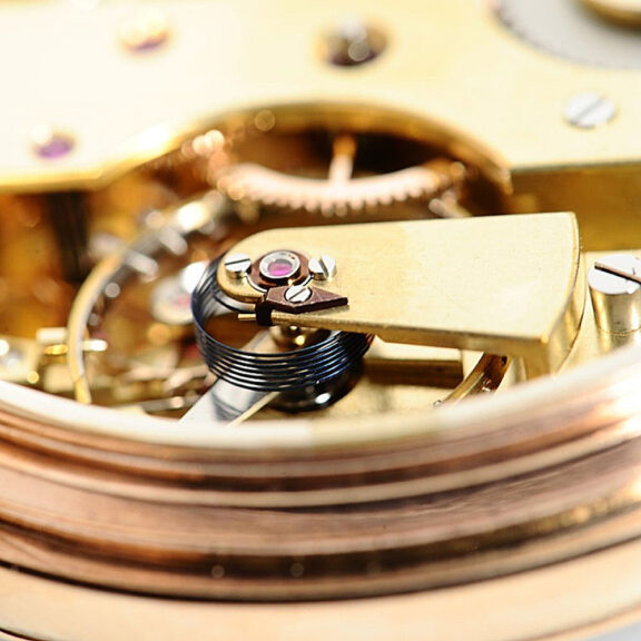Swiss Geneva watch with spring detent escapement Circa 1857 Swiss Geneva watch with spring detent escapement Circa 1857