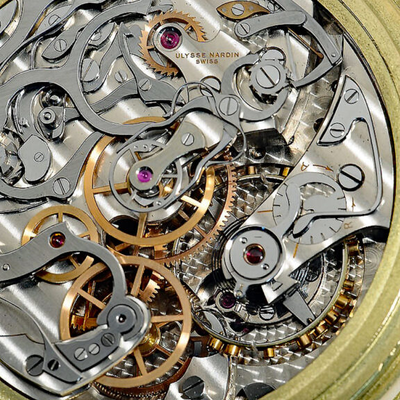 Swiss chronometer with split-seconds chronograph Circa 1956 Swiss chronometer with split-seconds chronograph Circa 1956