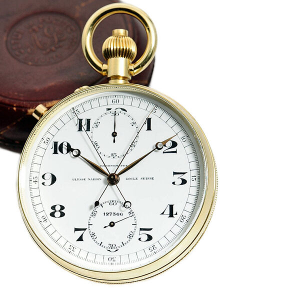Swiss chronometer with split-seconds chronograph Circa 1956 Swiss chronometer with split-seconds chronograph Circa 1956