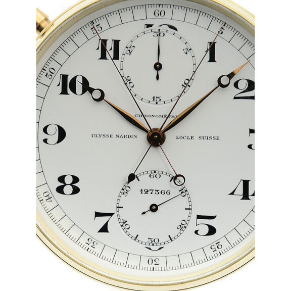 Swiss chronometer with split-seconds chronograph Circa 1956 Swiss chronometer with split-seconds chronograph Circa 1956