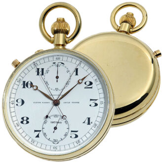 Swiss chronometer with split-seconds chronograph Circa 1956