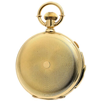 Swiss gold repeater with stoppable centre seconds Circa 1875
