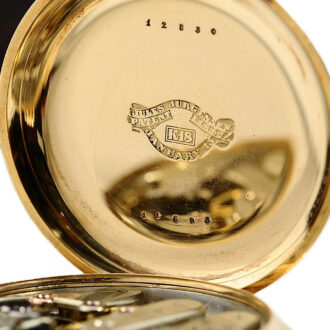 Danish gold watch with patented Jürgensen bow setting circa 1869