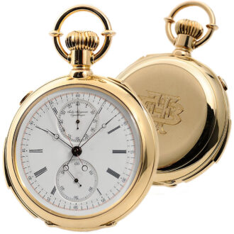 Danish gold repeater with split-seconds chronograph Circa 1900