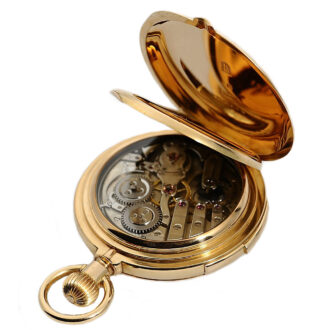 Swiss minute repeating perpetual calendar watch Circa 1880