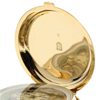 Swiss gold repeating chronograph with Jaquemarts Circa 1900