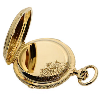 Swiss gold repeating chronograph with Jaquemarts Circa 1900