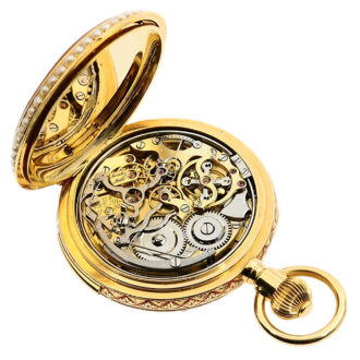Swiss enamel minute repeater for Chinese market Circa 1895
