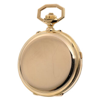 Swiss split-seconds chronograph with two time zones Circa 1881