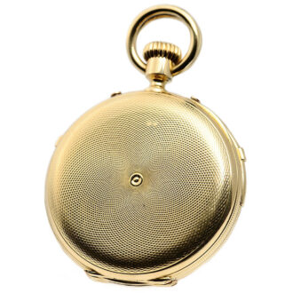 Swiss quarter repeating hunting cased pocket watch Circa 1895