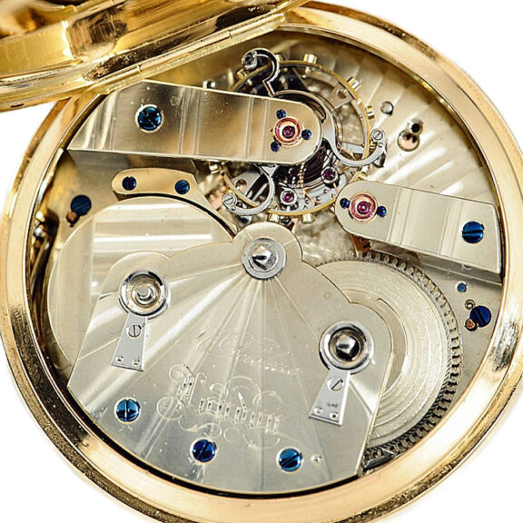 English tourbillon with pivoted detent escapement Circa 1875 English tourbillon with pivoted detent escapement Circa 1875