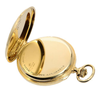 Swiss 18K gold chronograph open faced watch Circa 1925