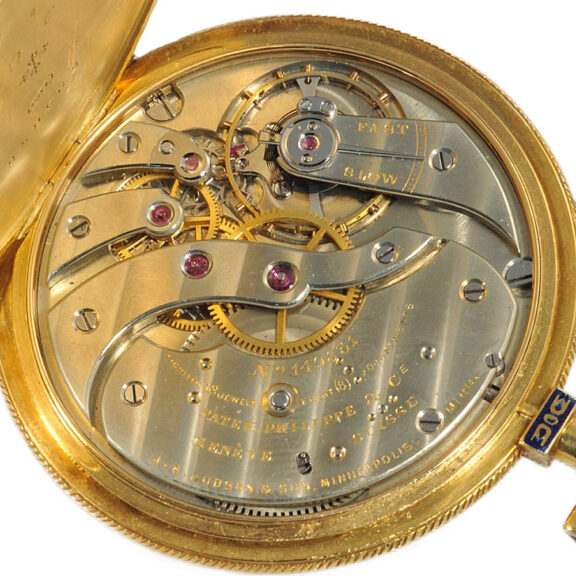 Rare Swiss gold and enamel open faced watch Circa 1908 Rare Swiss gold and enamel open faced watch Circa 1908