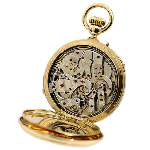 Swiss quarter repeater with jumping centre seconds Circa 1890 Swiss quarter repeater with jumping centre seconds Circa 1890
