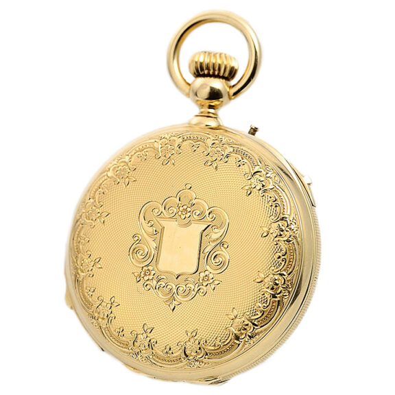 Swiss quarter repeater with jumping centre seconds Circa 1890 Swiss quarter repeater with jumping centre seconds Circa 1890