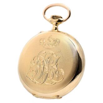 Swiss gold pocket watch of Royal provenance Circa 1900