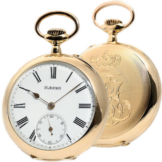 Swiss gold pocket watch of Royal provenance Circa 1900