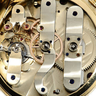 Swiss gold chronometer with spherical balance spring Circa 1865