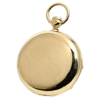 Swiss gold chronometer with spherical balance spring Circa 1865