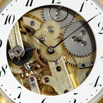 French double-dialled watch with time zone indication Circa 1880
