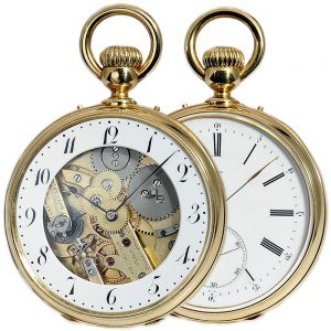 French double-dialled watch with time zone indication Circa 1880