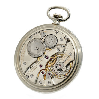 Swiss perpetual calendar watch with moon phase Circa 1925