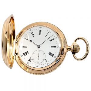 Swiss gold watch with chronometer escapement Circa 1874
