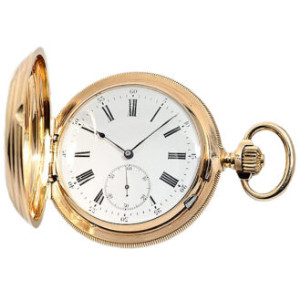 Swiss gold watch with chronometer escapement Circa 1874