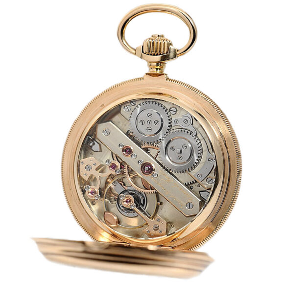 Swiss gold watch with chronometer escapement Circa 1874 Swiss gold watch with chronometer escapement Circa 1874