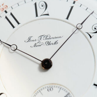 Swiss gold precision watch for American market Circa 1888