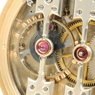 Swiss gold precision watch for American market Circa 1888