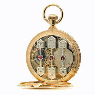 Swiss gold precision watch for American market Circa 1888